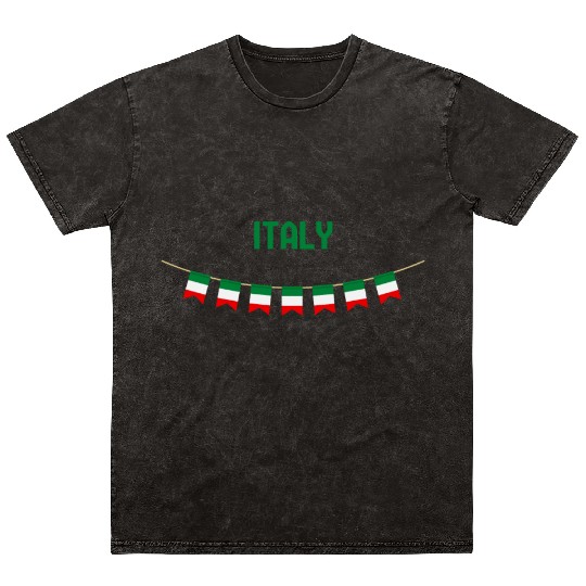 ITALY PRIDE Mineral Wash T Shirts
