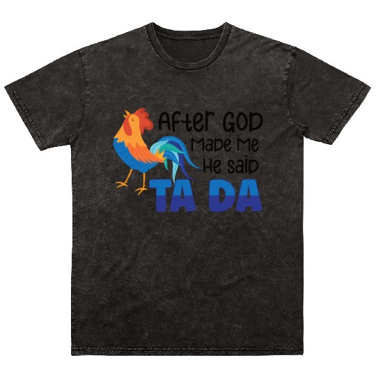 Chicken Farmer Gift Funny Chickens Country Farm Mineral Wash T Shirts