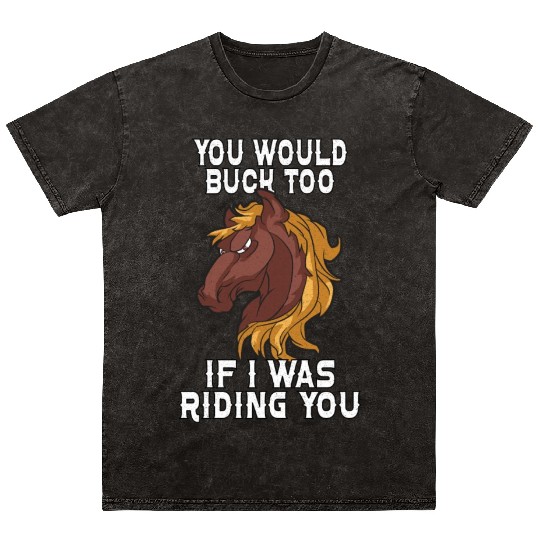 Cowboy Barn Bull Rider Rodeo Country Western Movie Mineral Wash T Shirts