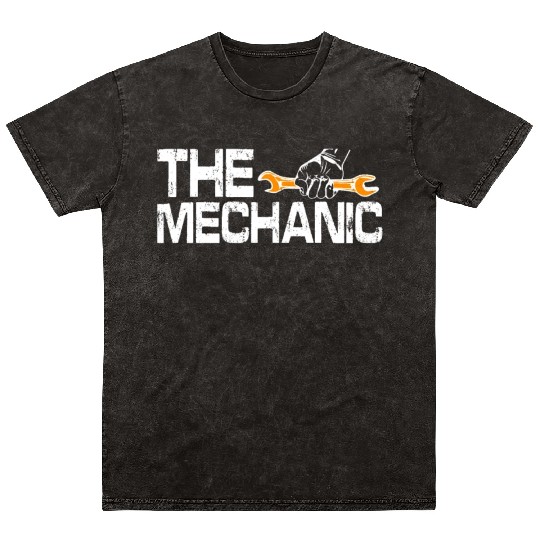Dad Car Guy Garage Father's Day Funny Car Mechanic Mineral Wash T Shirts