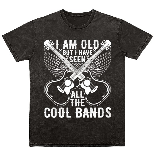 Guitar Music - I Am Old But I Have Seen All The Co Mineral Wash T Shirts