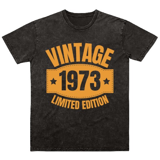 50 Years Vintage 1973 Retro 50th Birthday Mineral Wash T Shirts