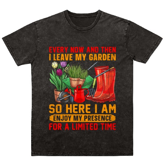 Gardening Lifestyle Plants Lover Planting Harvest Mineral Wash T Shirts