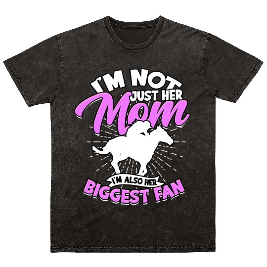 Horse Racing Equestrian Horseback Horse Racer Mineral Wash T Shirts