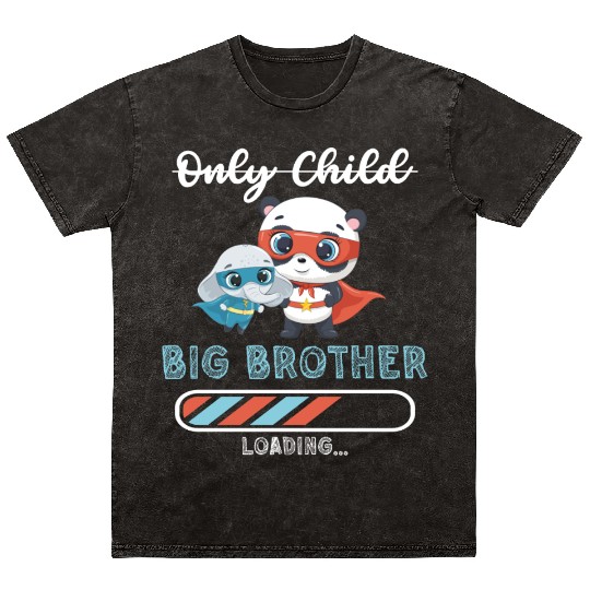 Big brother super hero panda elephant 2023 Mineral Wash T Shirts