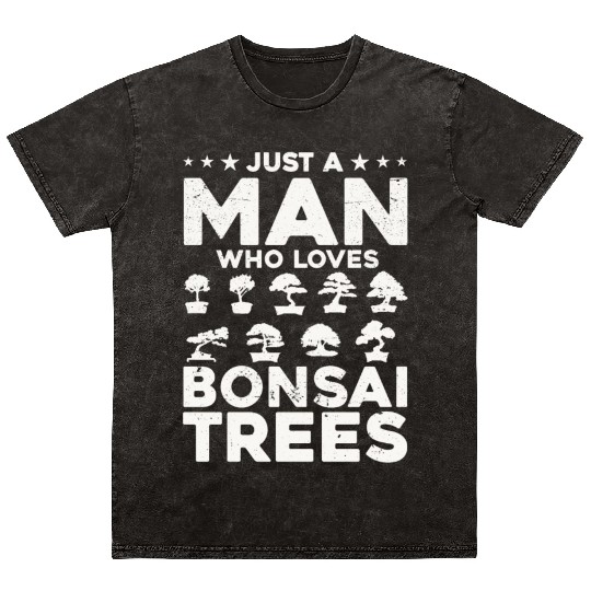 Bonsai Tree Owner Gift Bonsai Tree Gardening Mineral Wash T Shirts