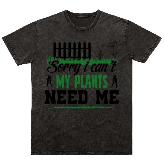 Amateur Gardener In The Garden, Fruit And Mineral Wash T Shirts