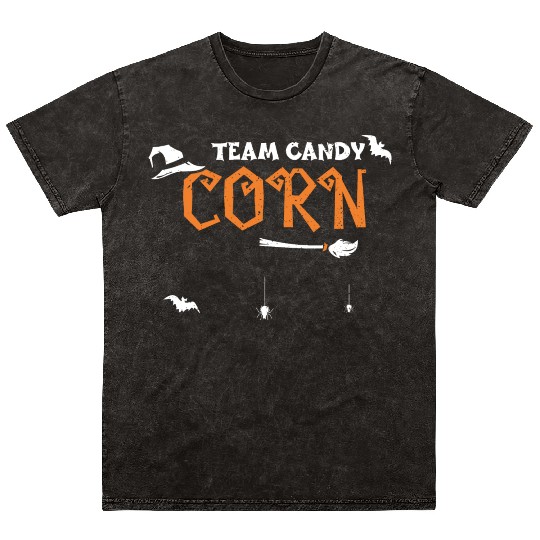 Team Candy Corn - Halloween Mineral Wash T Shirts