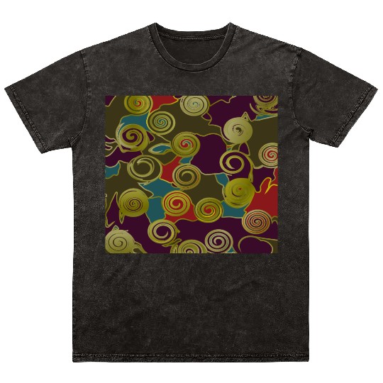 style 2023 art painting Mineral Wash T Shirts
