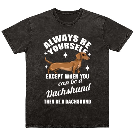 Dachshund Gift Dixie Wiener Doxie Dackel Mineral Wash T Shirts