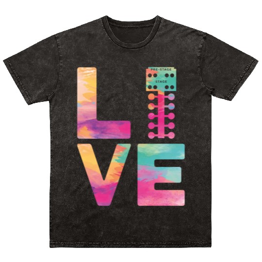 Drag Racing Race Car Watercolor Mineral Wash T Shirts