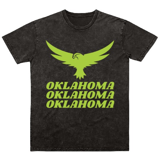 OKLAHOMA PRIDE Mineral Wash T Shirts