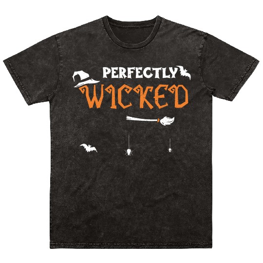 Perfectly Wicked - Halloween Mineral Wash T Shirts