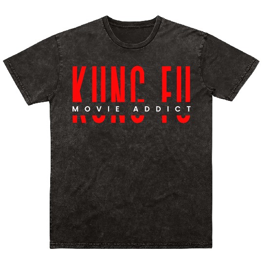 Kung fu movie addict Mineral Wash T Shirts