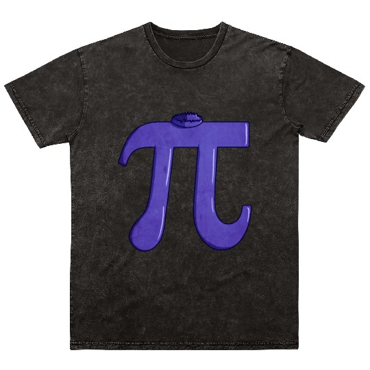 Blueberry Pi - Funny Pi Day Math Teacher Mineral Wash T Shirts