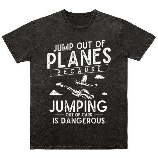 Skydiving, Skydiver , Sky diver Mineral Wash T Shirts