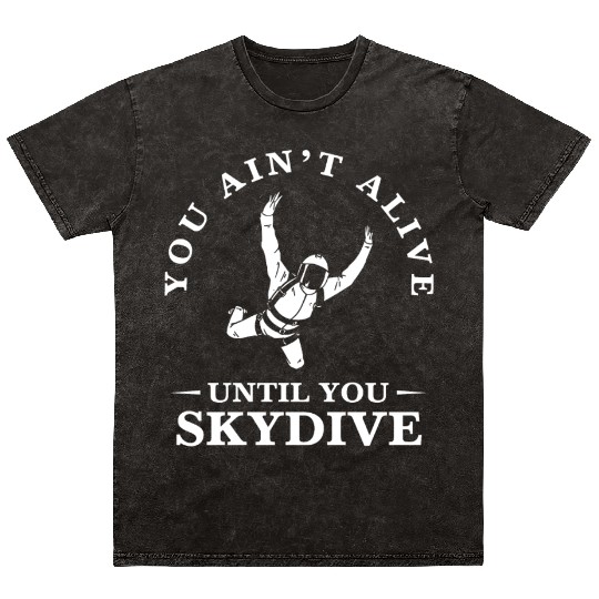 Skydiving, Skydiver , Sky diver Mineral Wash T Shirts