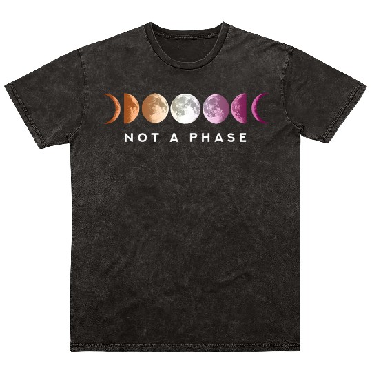 Women Not a phase Moon LGBT Gay Pride Lesbian Mineral Wash T Shirts