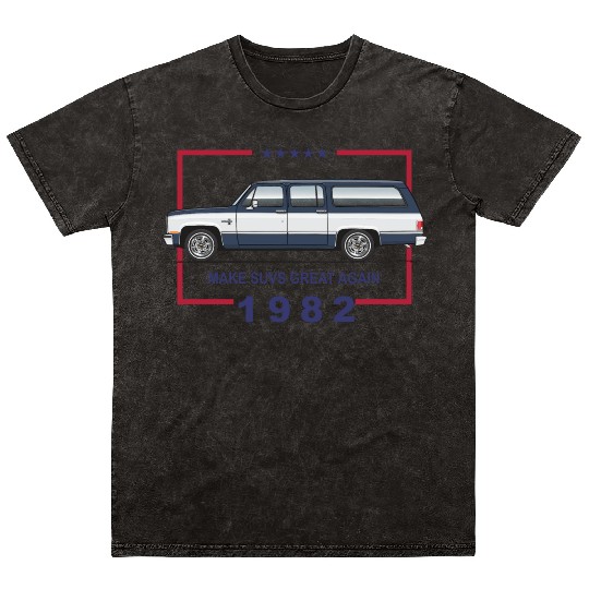 1982 Midnight Blue Mineral Wash T Shirts