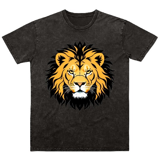 Royal Cartoon Lion - King of the Jungle 12 Mineral Wash T Shirts