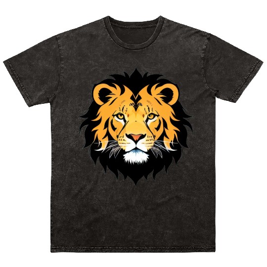 Royal Cartoon Lion - King of the Jungle 16 Mineral Wash T Shirts