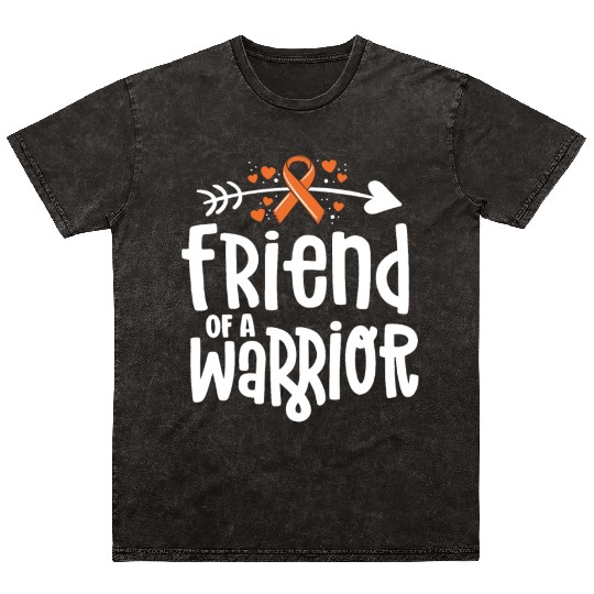 Friend Of A Warrior Lymphoma Leukemia Cancer Mineral Wash T Shirts