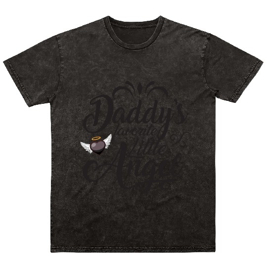 Daddys Favorite Little Angel Mineral Wash T Shirts
