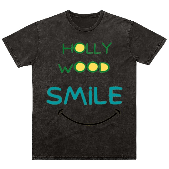 Hollywood smile Mineral Wash T Shirts