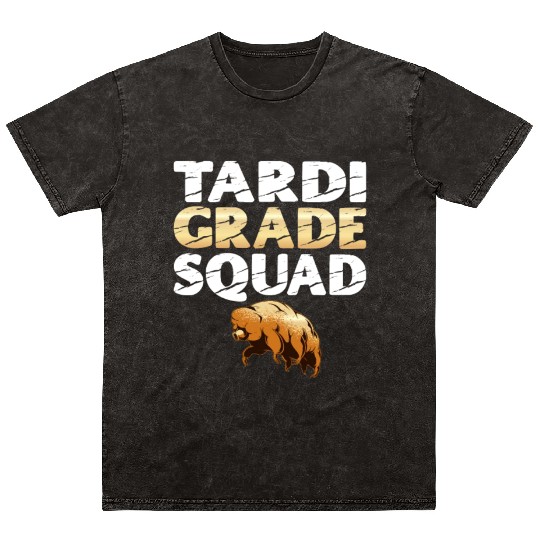 Tardigrade Squad Moss Piglet Science Lover Mineral Wash T Shirts