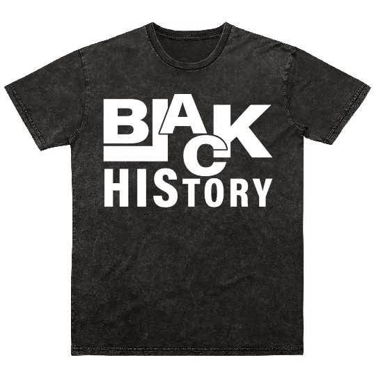 BLACK HISTORY MONTH DESIGN. Mineral Wash T Shirts