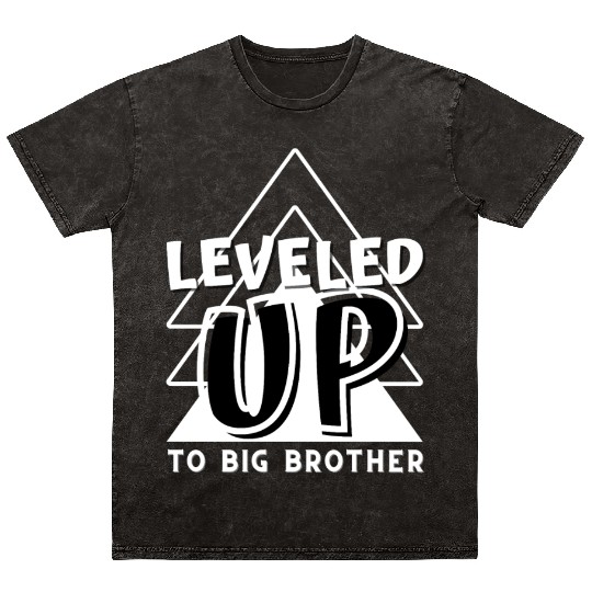 Level Up to big brother Mineral Wash T Shirts