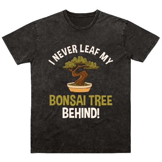 Bonsai Tree Lover Mineral Wash T Shirts