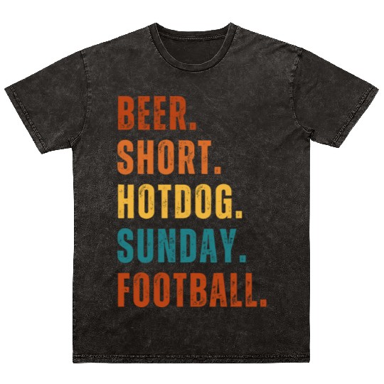 Football Sunday Mineral Wash T Shirts