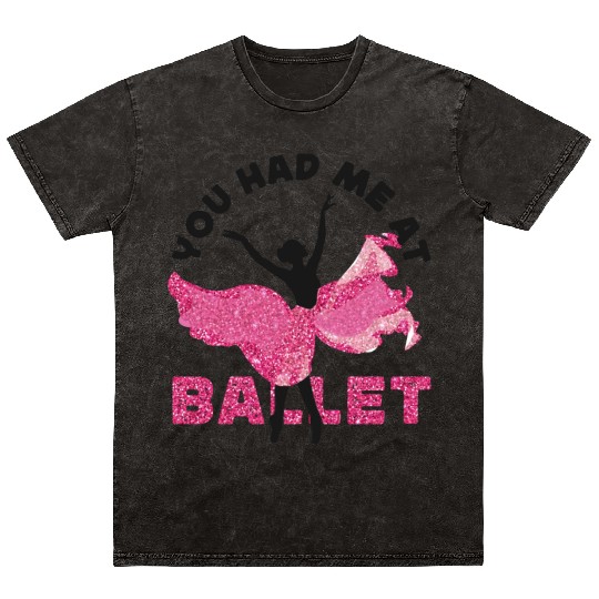Ballet Dancer Dance Girl Ballerina Mineral Wash T Shirts