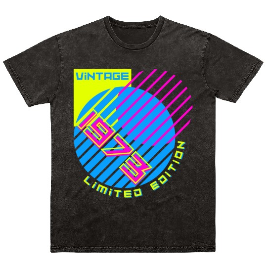 50th Birthday Vintage 1973 Mineral Wash T Shirts