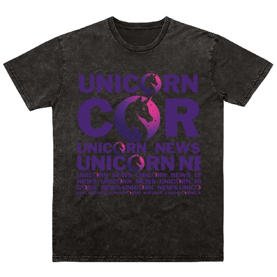 Unicorn News, Unicorn Lovers Mineral Wash T Shirts