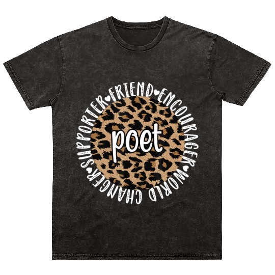 Poetry Poet Poetry Lover Poem Writer Mineral Wash T Shirts