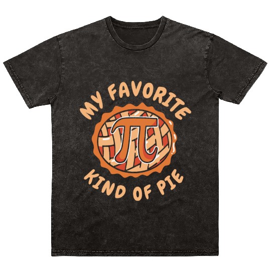 Pi Day Pie Math Number Pi Symbol Food Mineral Wash T Shirts