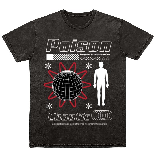 Streetwear Poison Mineral Wash T Shirts Mineral Wash T Shirts Mineral Wash T Shirts