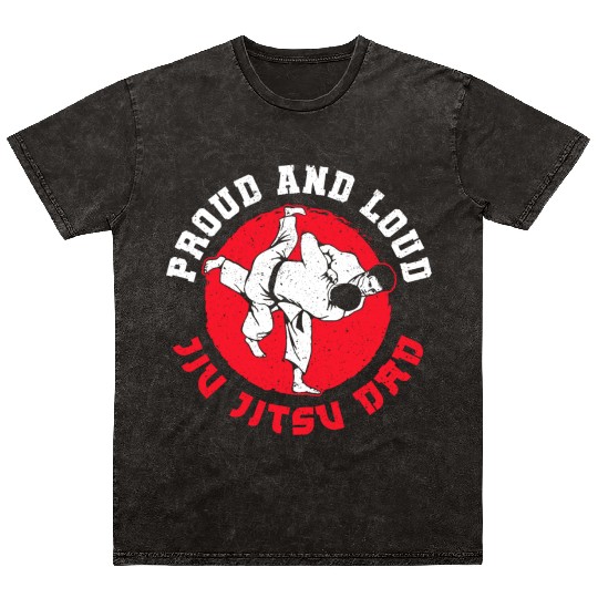 Brazilian Jiu Jitsu MMA Bjj Hugger Mineral Wash T Shirts