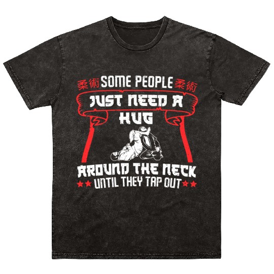 Brazilian Jiu Jitsu MMA Bjj Hugger Mineral Wash T Shirts