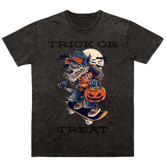 Trick Or Treat Mineral Wash T Shirts