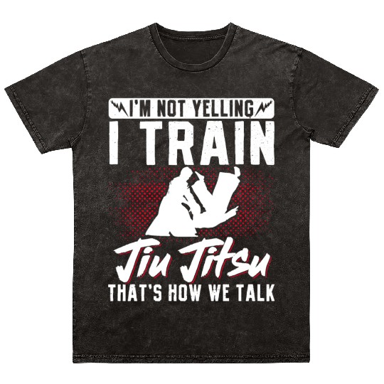 Brazilian Jiu Jitsu MMA Bjj Hugger Mineral Wash T Shirts