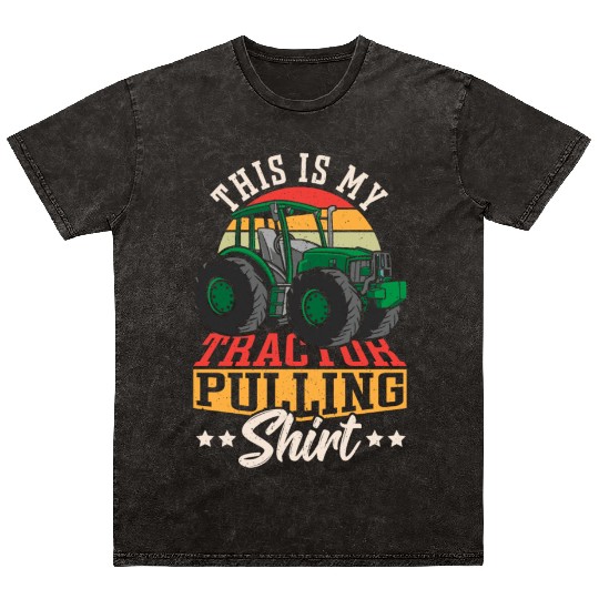 This Is My Tractor Pulling Mineral Wash T Shirts Tractorpulling