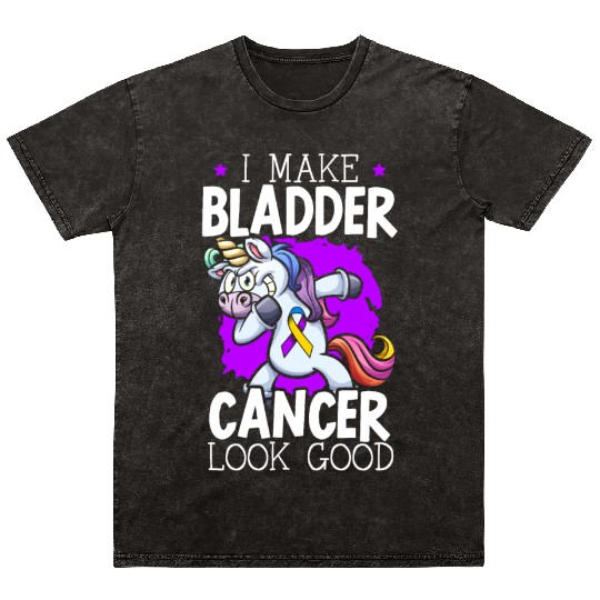 Bladder Cancer Warrior Bladder Cancer Awareness Mineral Wash T Shirts