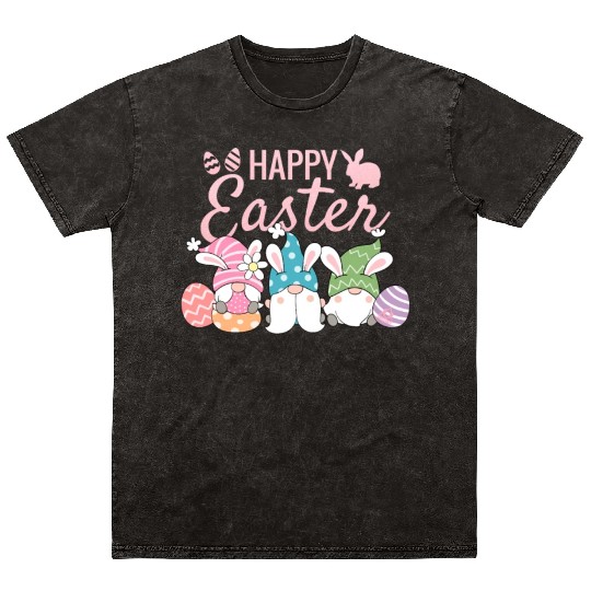 Easter Eggs Friends Mineral Wash T Shirts