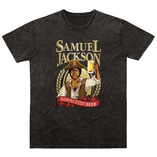 Raise a Glass with Samuel L Jackson Mineral Wash T Shirts