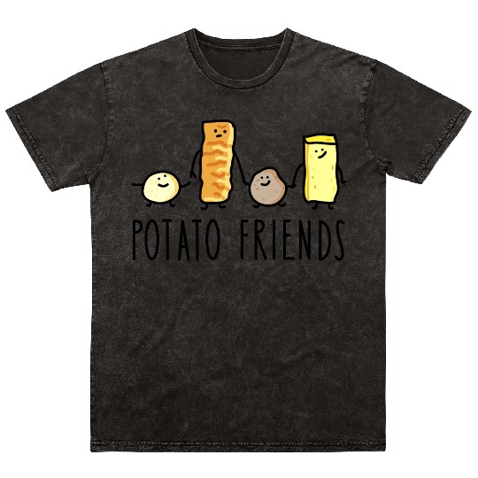 Potato friends Mineral Wash T Shirts