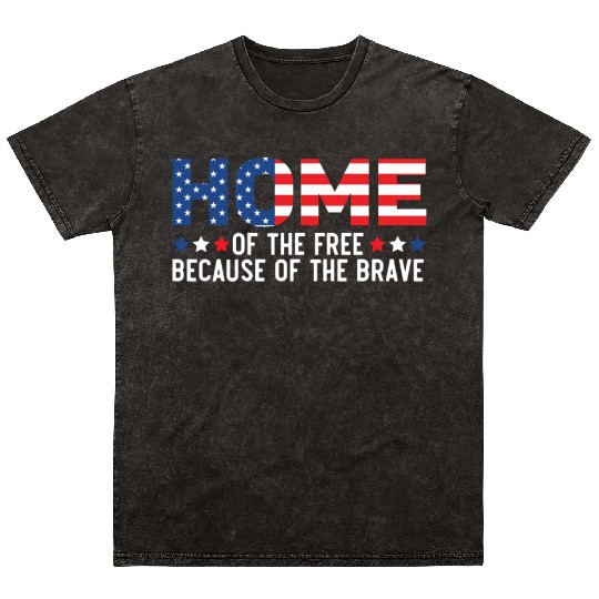 Patriotic America USA Flag 4th Of July American Mineral Wash T Shirts