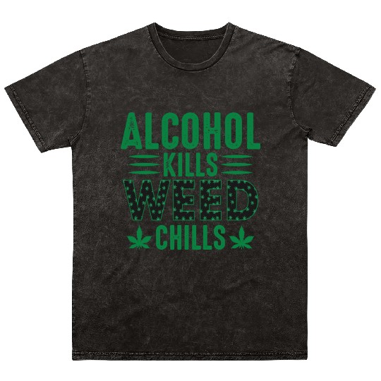 Eco Friendly Alcohol Mineral Wash T Shirts